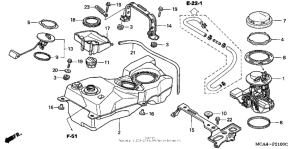 GL1800 Топливный бак