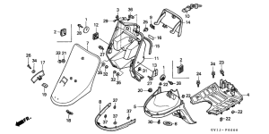 SA50S Front cover / floor panel /  inner box