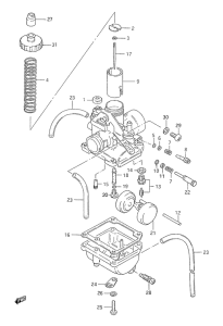 SMX50 Carburetor assy