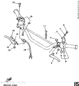 DT50R Handle switch. lever