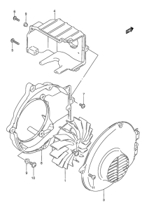 AJ50 Вентилятор охлаждения