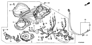 SH150I Спидометр