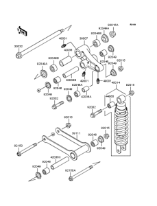 VN400 Подвеска  /  амортизатор