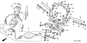  Handle pipe / top bridge