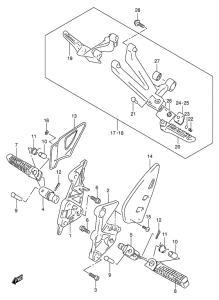 TL1000 Подножки