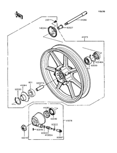 Переднее колесо