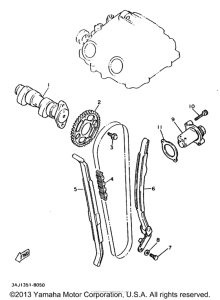XT600EA Цепь механизма газораспределения