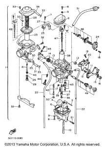 XT600ED Карбюратор