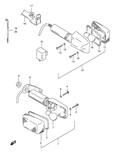 DR350 Поворотники