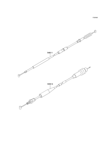 KX125 Тросы управления
