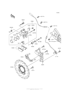 KLE650 Rear Brake (Fgf)