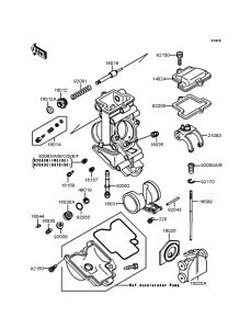 ZX400 Карбюратор в разборе