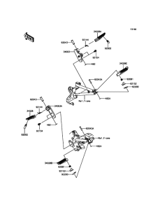 BR125 Подножки