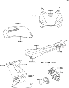 ZX1100 Наклейки