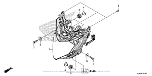 CB500X (ABS) Фара