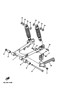 RT100 RT100H Задний рычаг и подвеска