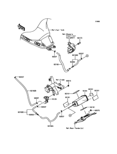 EX650 Испарительная система топлива