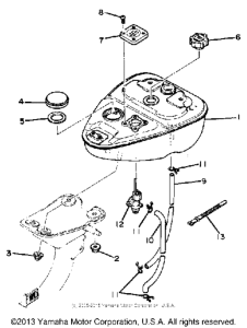 QT50L Топливный бак