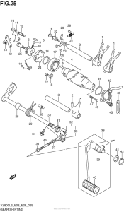 VZ800 Механизм  переключения передач