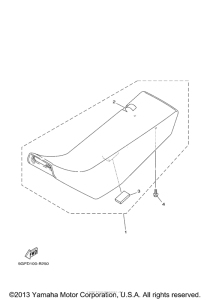 TT250R Сиденье