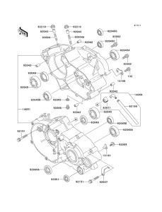  Картер двигателя