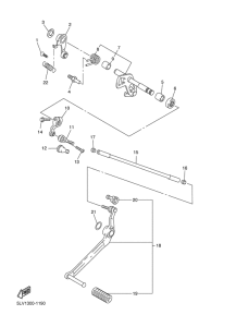 FZS1000 Вал переключения