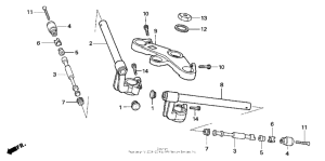 NSF100 Handlebar + top bridge