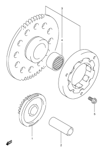 VL250 Муфта стартера