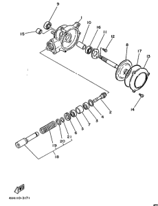 PW50 Ведущий вал