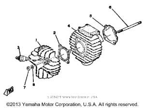 LB50PG Cylinder head - cylinder