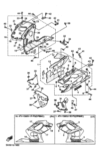 YZF600R YZF600RN Cowling comp
