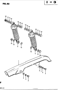 GSX400 Chain case - shock absorber