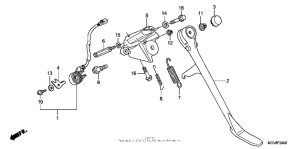 VTX1800S1 Подножка