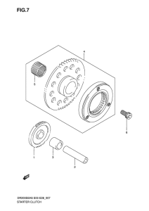 DR200 Муфта стартера