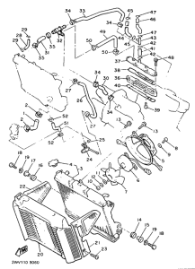 XVZ12TD Radiator. hose