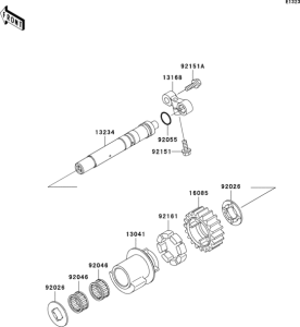 ZX1200 Валансирный вал