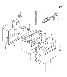 TS125 Аккумулятор