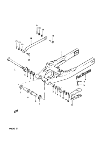 RM80 Маятник задний