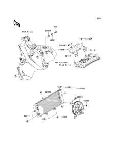 ER650 Радиатор