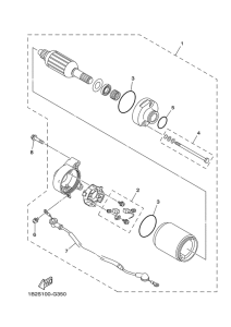 TTR125LE Стартер
