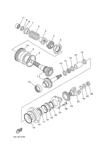 BT1100 Промежуточный ведущий вал