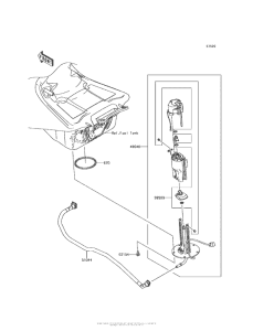 ZX1400 Топливный насос