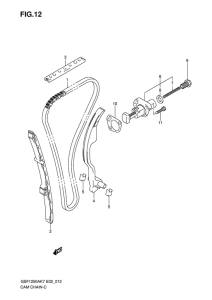 GSF1250S (ABS) Держатель направляющей