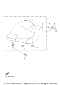 XVS950C Сиденье