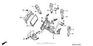 VFR800 Кронштейн крепления 