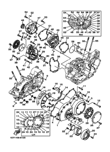 XV1900A Crankcase cover ass`y  (v