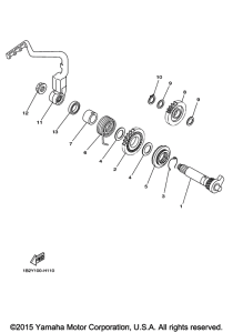 TTR125LEG Стартер