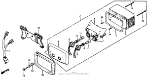 CB750SC Фонарь