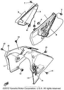 RT100F Боковые обтекатели