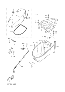 XN150 Сиденье